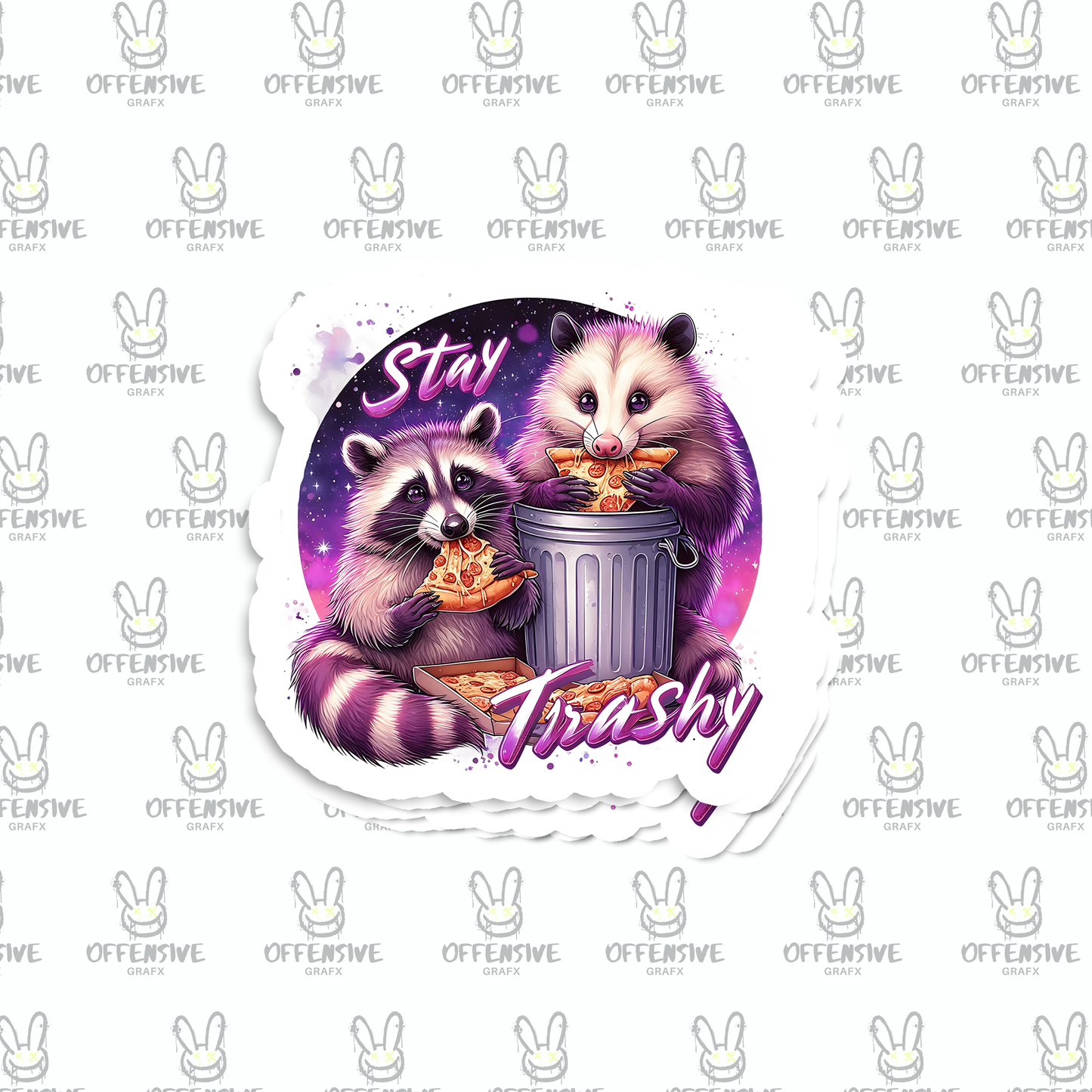 Stay Trashy Raccoon